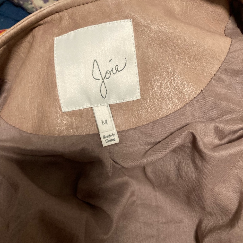 Joie Blush Leather Jacket - Picture 8 of 11